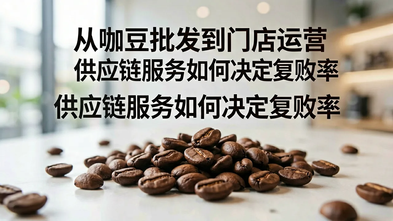 从咖啡豆批发到门店运营，供应链服务如何决定复购率